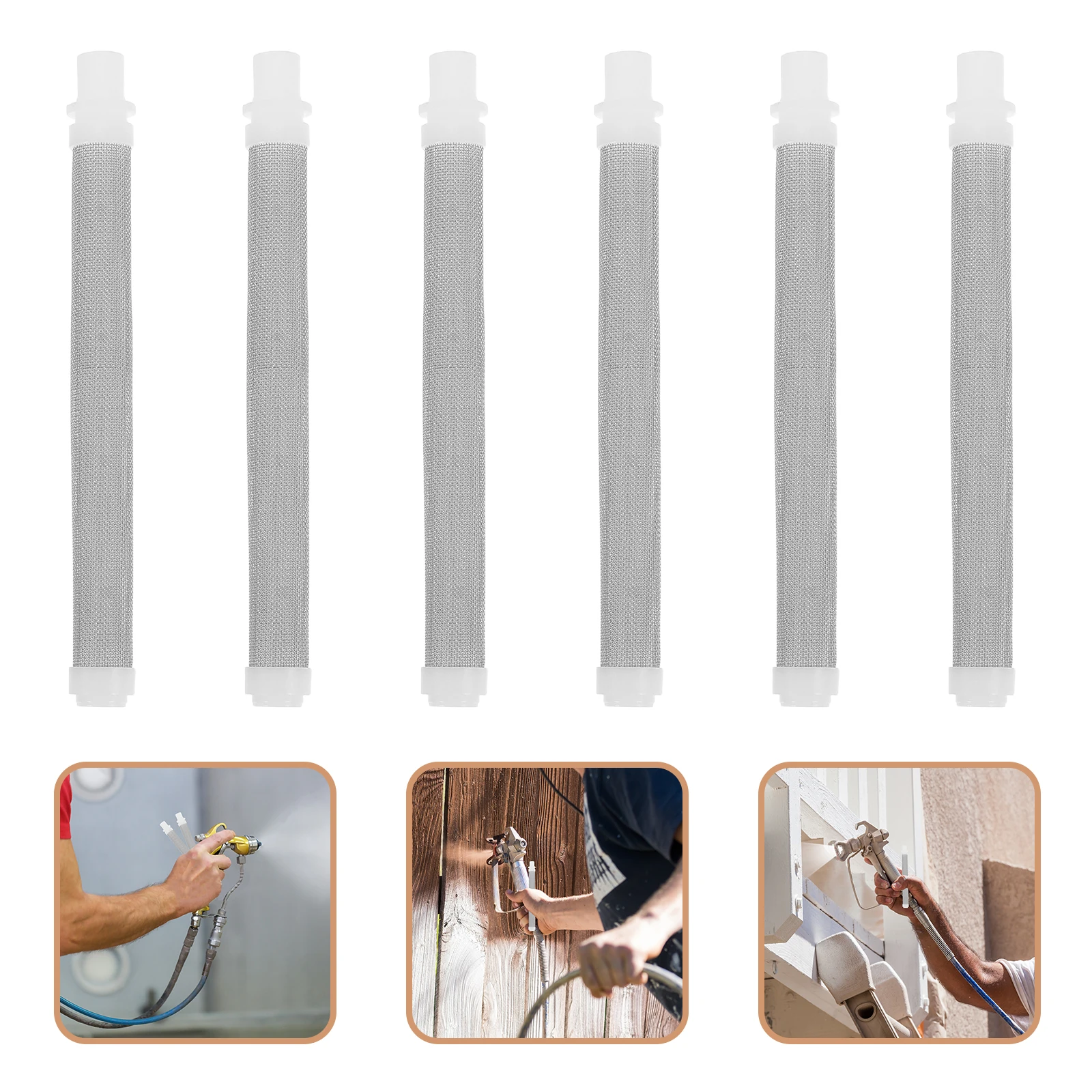 6pcs High Pressure Sprayer Accessories Stainless Steel Paint Replacement Airless Sprayer Filter Part
6pcs High Pressure Sprayer Accessories Stainless Steel Paint Replacement Airless Sprayer Filter Part