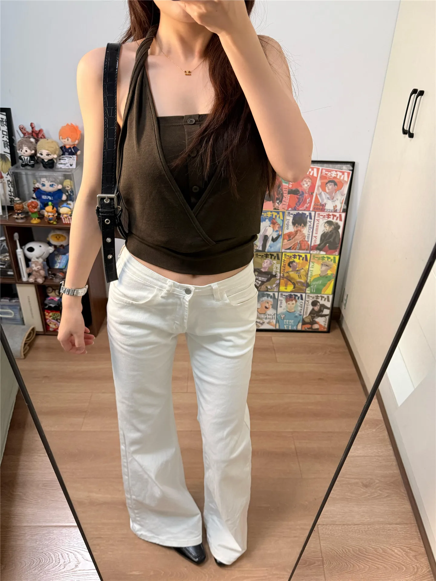 American Style Spicy Girl Low Waist Flared Jeans Women Loose Drapey Tall Extended Floor Length Denim Pants Casual Summer
American Style Spicy Girl Low Waist Flared Jeans Women Loose Drapey Tall Extended Floor Length Denim Pants Casual Summer