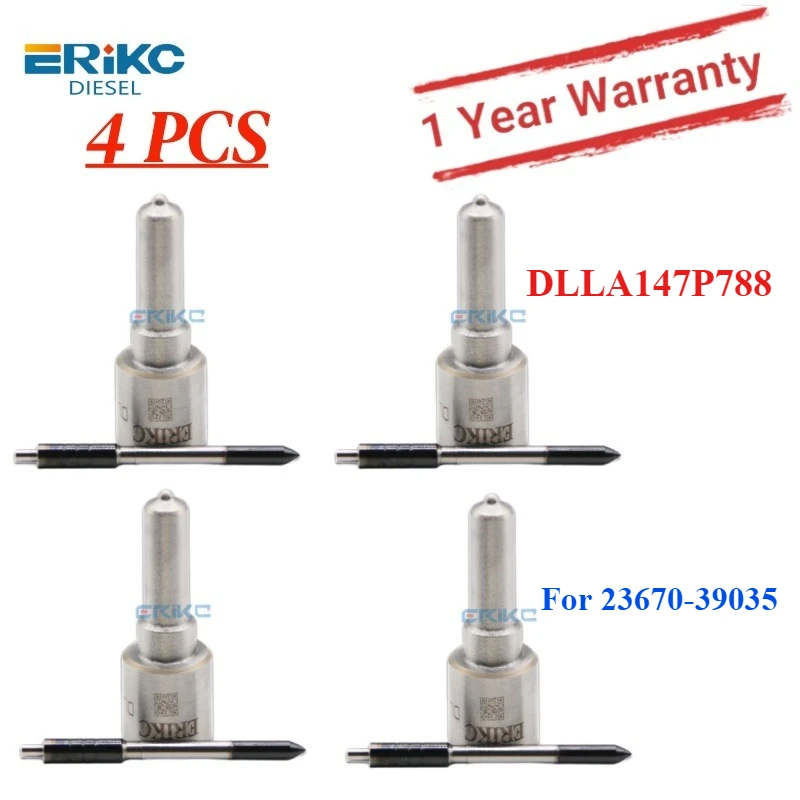 4 шт. форсунка дизельного топливного насоса DLLA 147P 788 Common Rail форсунка DLLA147P788 форсунка DLLA 147P788 для 23670-39035
4 шт. форсунка дизельного топливного насоса DLLA 147P 788 Common Rail форсунка DLLA147P788 форсунка DLLA 147P788 для 23670-39035