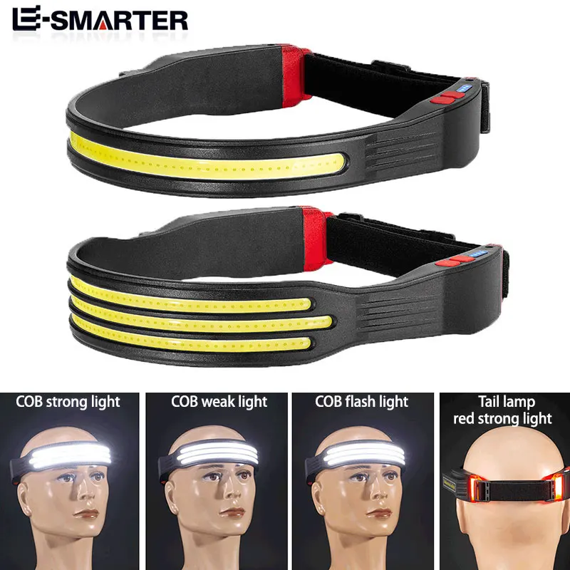 ESMATER COB Headlamp USB Rechargeable Head Lamp Flashlight Torch 5 Lighting Modes Outdoor Headlight W695 Series
ESMATER COB Headlamp USB Rechargeable Head Lamp Flashlight Torch 5 Lighting Modes Outdoor Headlight W695 Series