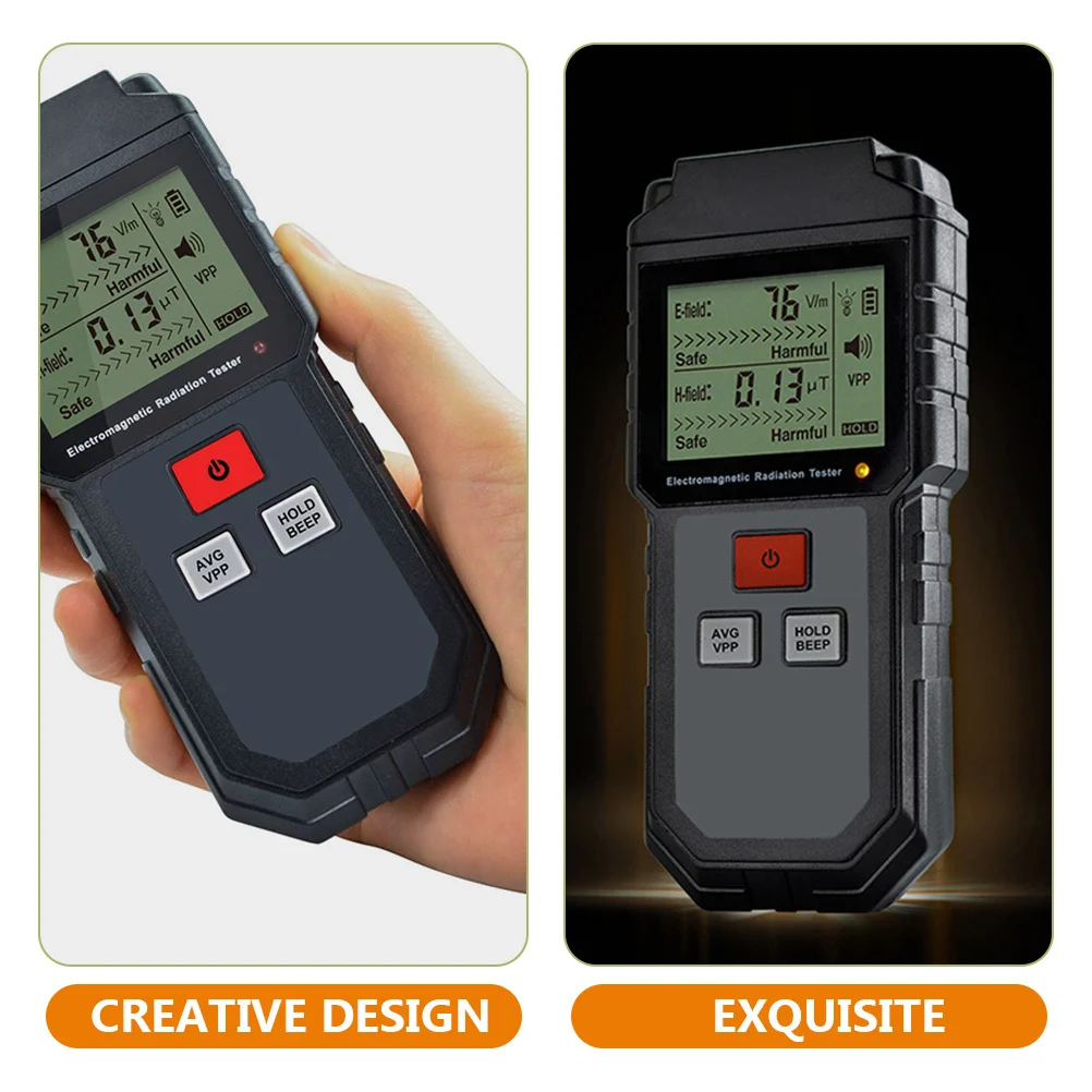 Radiation Digital Electromagnetic Radiation Meter Emf Reader -Slip Strip LCD Screen Dual Uses Safety Alarm Tool
Radiation Digital Electromagnetic Radiation Meter Emf Reader -Slip Strip LCD Screen Dual Uses Safety Alarm Tool