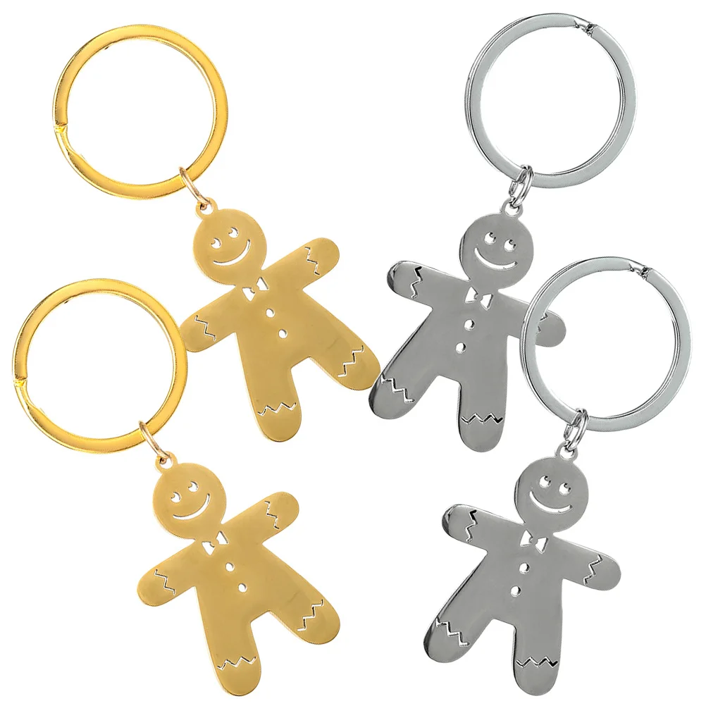 4Pcs Stainless Steel Gingerbread Man Keychain Christmas Bag Pendant Decoration Portable Wear-Resistant Xmas Keyring Gift
4Pcs Stainless Steel Gingerbread Man Keychain Christmas Bag Pendant Decoration Portable Wear-Resistant Xmas Keyring Gift