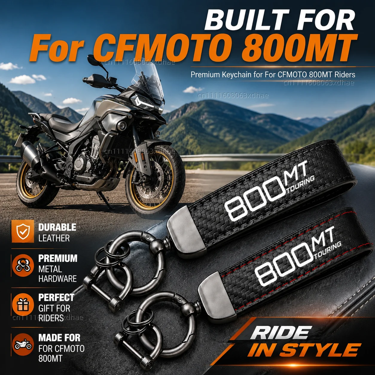 High-Grade Leather Motorcycle Keychain Holder Keyring Accessories For CFMOTO 800MT 800 MT 2021 2022 CF800 CF MT800
High-Grade Leather Motorcycle Keychain Holder Keyring Accessories For CFMOTO 800MT 800 MT 2021 2022 CF800 CF MT800