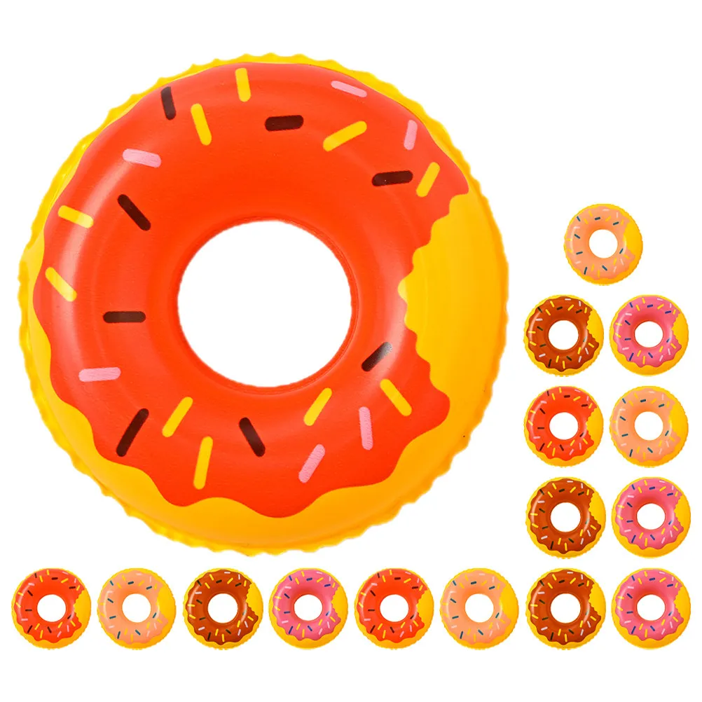 16Pcs Mini Swim Rings Bath Plaything Realistic PVC Floating Lifebuoy Pool Party Decorations Baby Bath Accessories
16Pcs Mini Swim Rings Bath Plaything Realistic PVC Floating Lifebuoy Pool Party Decorations Baby Bath Accessories