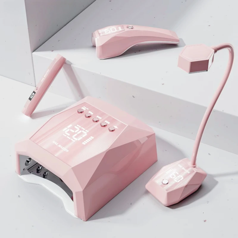 Diamond Series Automatic Sensor Nail Dryer 120w Rechargeable Professional Curing Light Emitting Diode Nail Tool Set
Diamond Series Automatic Sensor Nail Dryer 120w Rechargeable Professional Curing Light Emitting Diode Nail Tool Set