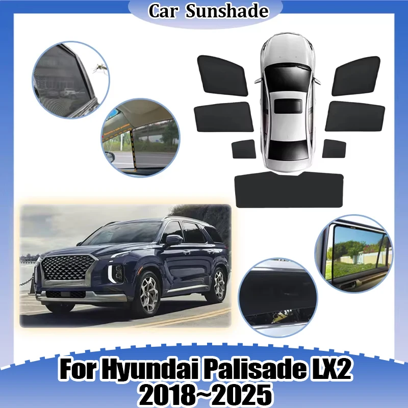 Для Hyundai Palisade LX2 2018-2025: Сетчатый солнцезащитный козырек на лобовое стекло, дышащий, от комаров, автоаксессуар
Для Hyundai Palisade LX2 2018-2025: Сетчатый солнцезащитный козырек на лобовое стекло, дышащий, от комаров, автоаксессуар