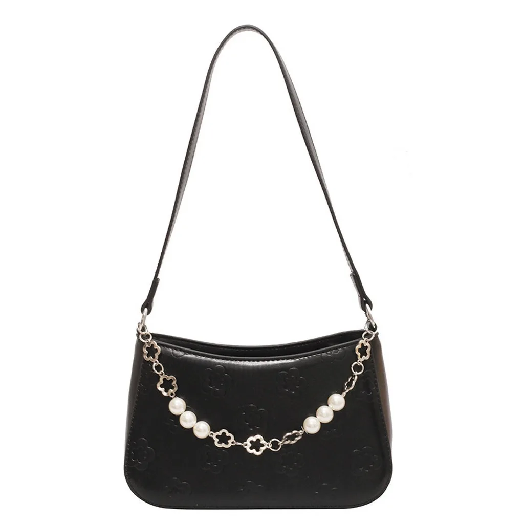 Pearl Chain Handbag Chic Pu Shopping Bag Minimalist Shoulder Bag Minimalist Square Crossbody Bag For Casual Gatherings Office
Pearl Chain Handbag Chic Pu Shopping Bag Minimalist Shoulder Bag Minimalist Square Crossbody Bag For Casual Gatherings Office