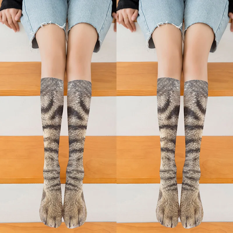 Tiger Leopard Skin Calf Socks For Women Elastic Funny Animal Paws Unisex Female Nylon Stockings Harajuku Casual Party Long Socks
Tiger Leopard Skin Calf Socks For Women Elastic Funny Animal Paws Unisex Female Nylon Stockings Harajuku Casual Party Long Socks