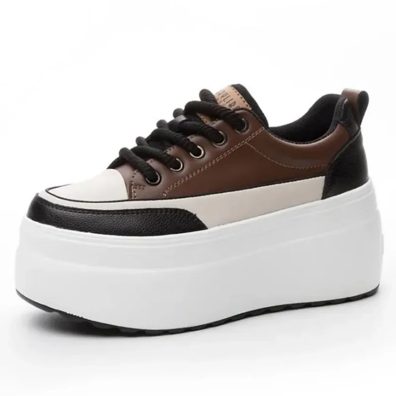 8Cm Genuine Leather Autumn Spring Sneakers Chunky Women Mixed Color Winter Plush Warm Platform Wedge Autumn Fashion Casual Shoes
8Cm Genuine Leather Autumn Spring Sneakers Chunky Women Mixed Color Winter Plush Warm Platform Wedge Autumn Fashion Casual Shoes
