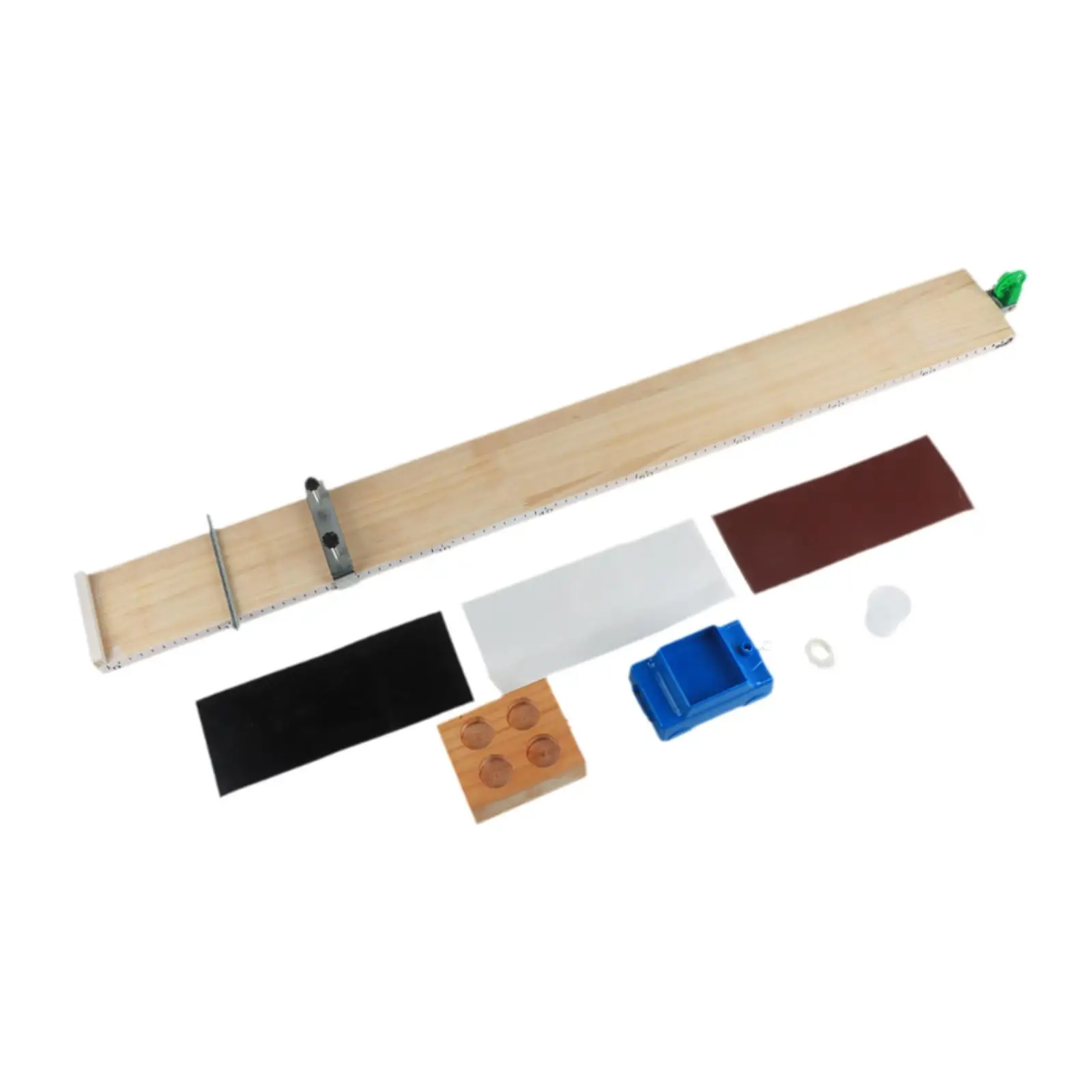 Inclined Plane Car Pulley Board Kit Lightweight Simple Assembly Accessory for Average and Friction Physics Experiments
Inclined Plane Car Pulley Board Kit Lightweight Simple Assembly Accessory for Average and Friction Physics Experiments