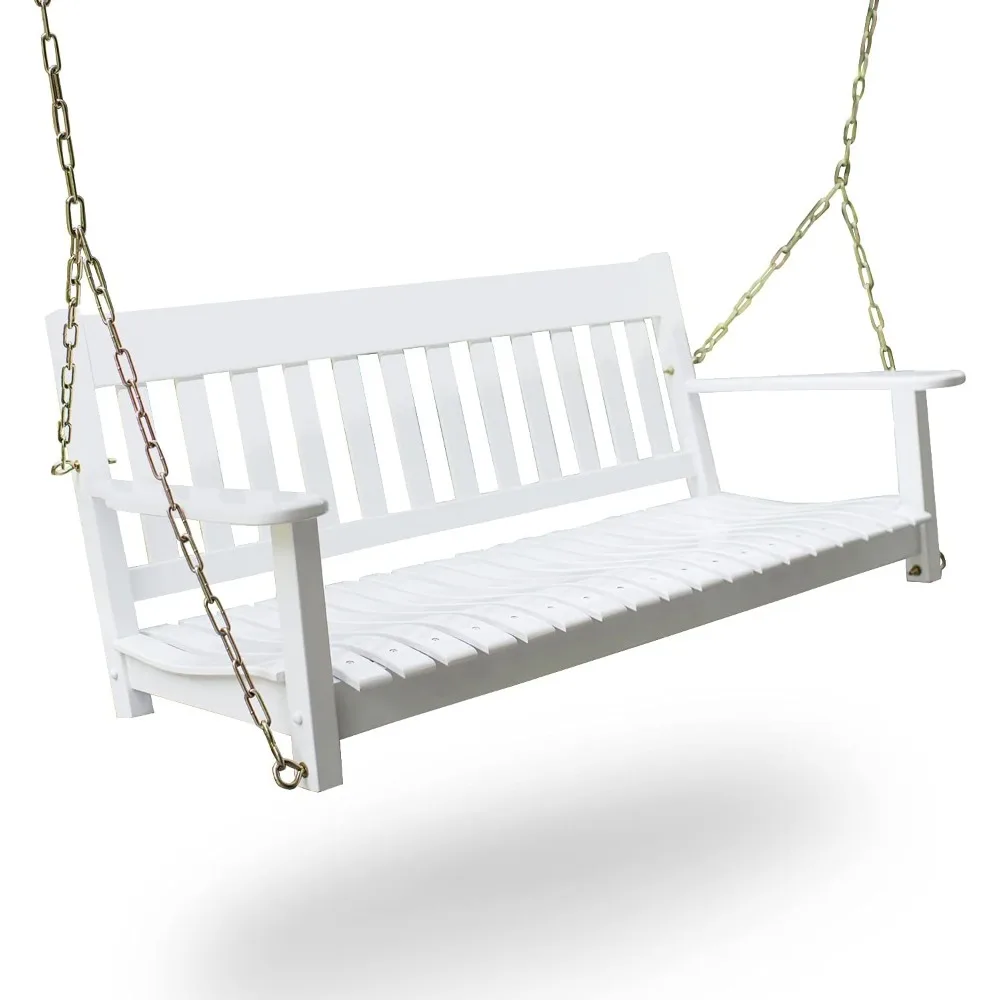 Wood Porch Swing – White Outdoor Hanging Swing Bench For Porch, Patio, Or Garden – Durable, Weather-resistant
Wood Porch Swing – White Outdoor Hanging Swing Bench For Porch, Patio, Or Garden – Durable, Weather-resistant