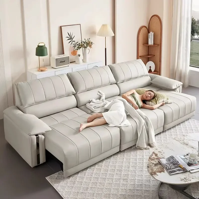 -Flat Electric Sectional Reclining Sleep Sofa Adjustable Sofa Bed Multi Functional Extendable Sofa
-Flat Electric Sectional Reclining Sleep Sofa Adjustable Sofa Bed Multi Functional Extendable Sofa