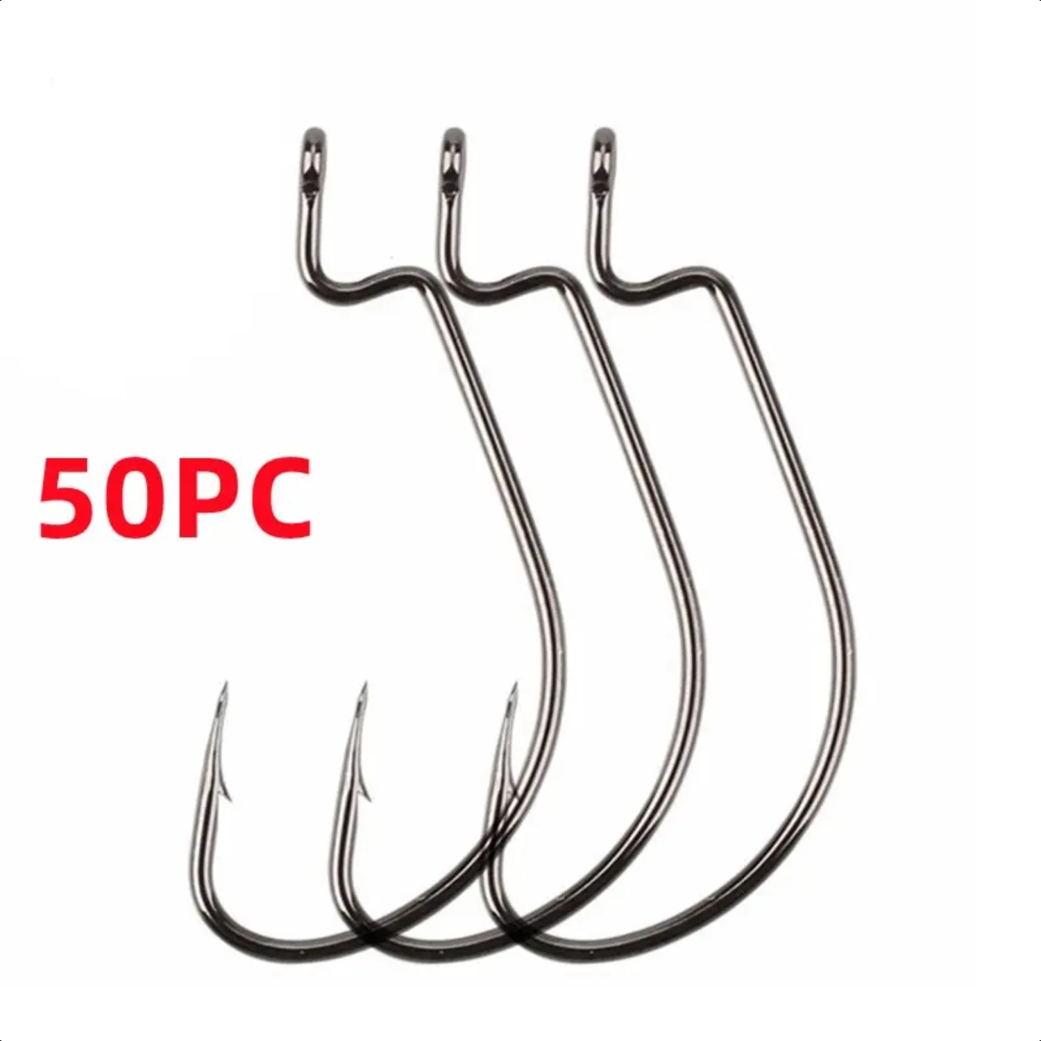 High Strength 50PC Carbon Steel Barbed Hook Crank Fishing Soft Lure Wide Belly Crank Fishing Accessories.
High Strength 50PC Carbon Steel Barbed Hook Crank Fishing Soft Lure Wide Belly Crank Fishing Accessories.