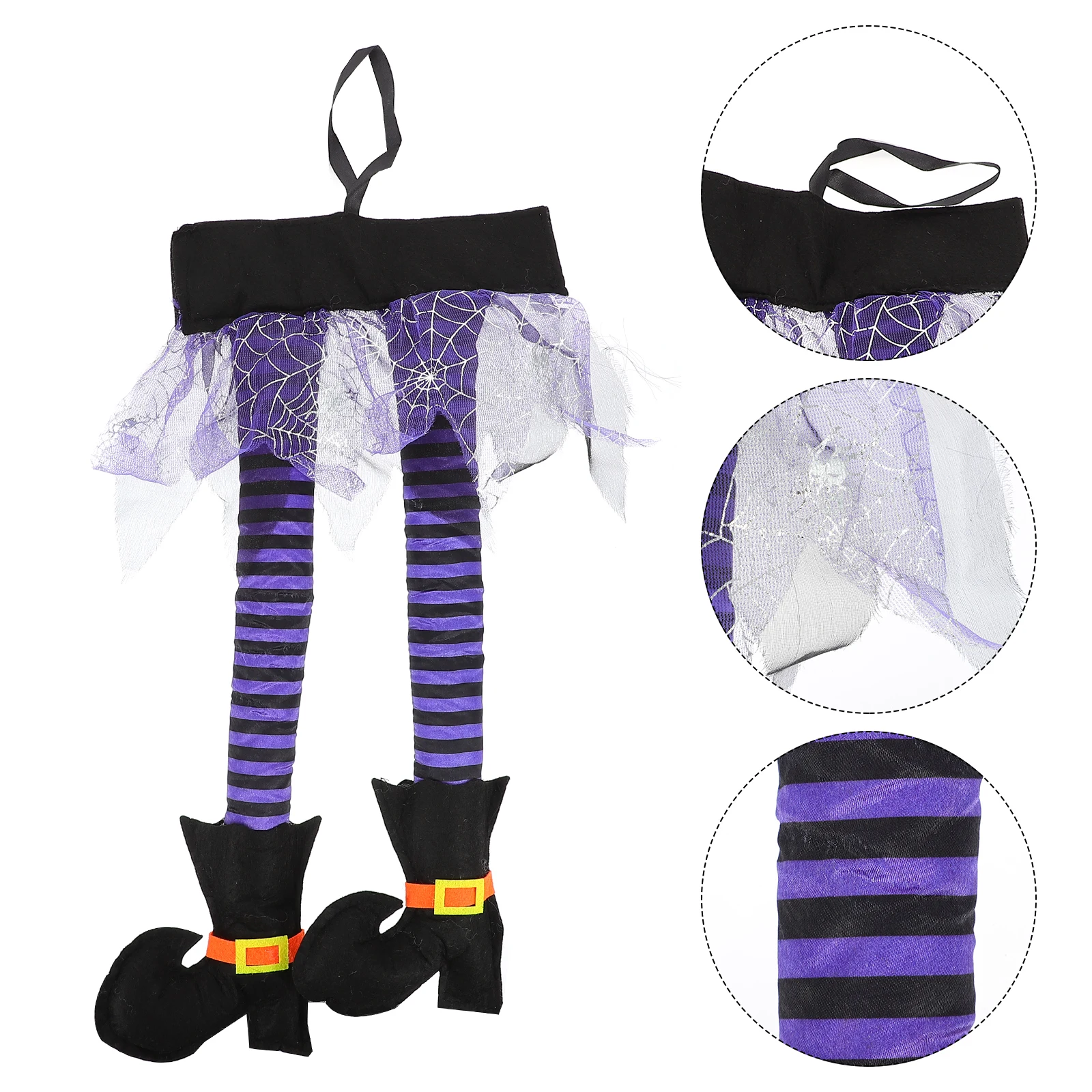 2Pcs Halloween Witch Leg Pendant Cloth Hanging Decor Lightweight Stylish Festival Hanging Ornaments Halloween Haunted House
2Pcs Halloween Witch Leg Pendant Cloth Hanging Decor Lightweight Stylish Festival Hanging Ornaments Halloween Haunted House