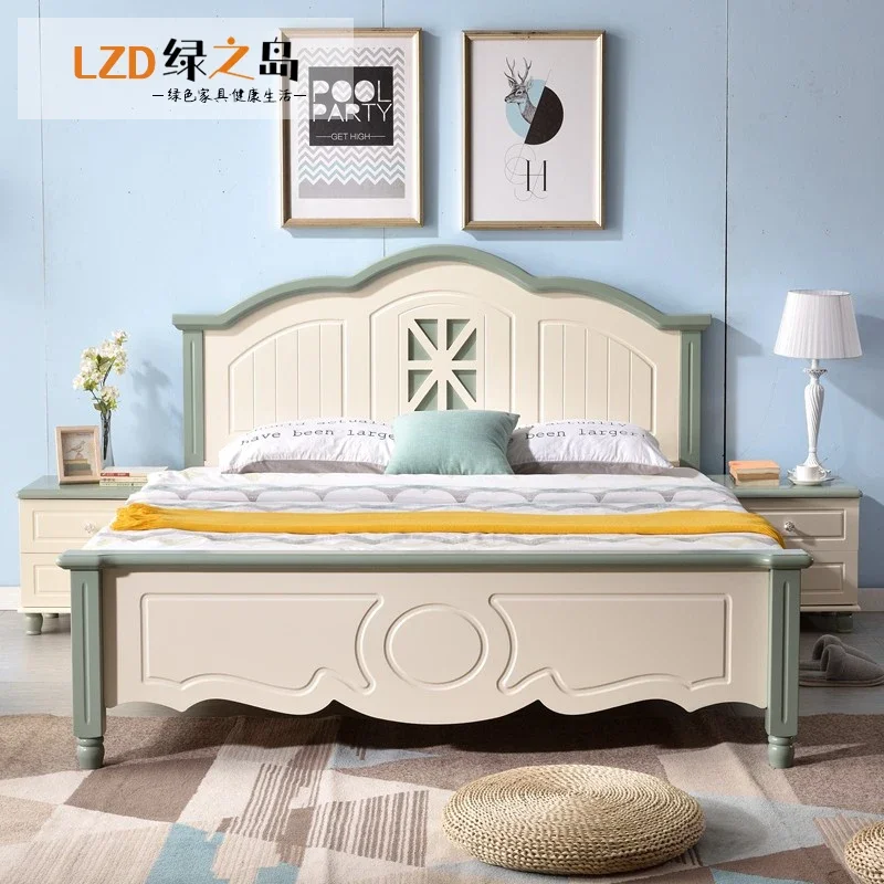 Castle Beauty Bed European Nordic Display Relaxing Design Luxury Bed Frame Double Queen Modern Wooden Beliche Trendy Furniture
Castle Beauty Bed European Nordic Display Relaxing Design Luxury Bed Frame Double Queen Modern Wooden Beliche Trendy Furniture