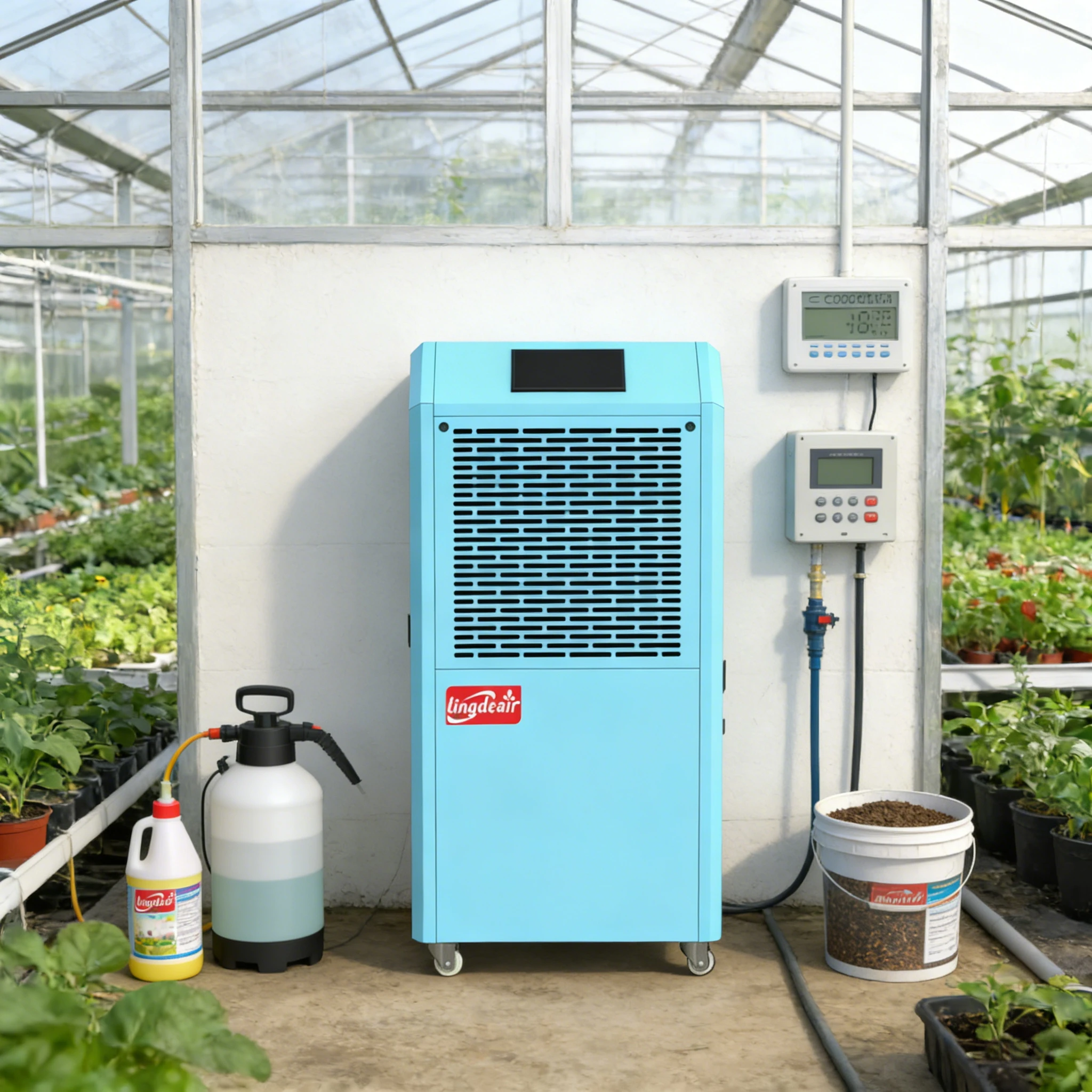 Осушитель воздуха Lingbe 158L/D, коммерческий электрический осушитель для теплиц с цифровым дисплеем, 220В, прямые продажи от производителя.
Осушитель воздуха Lingbe 158L/D, коммерческий электрический осушитель для теплиц с цифровым дисплеем, 220В, прямые продажи от производителя.