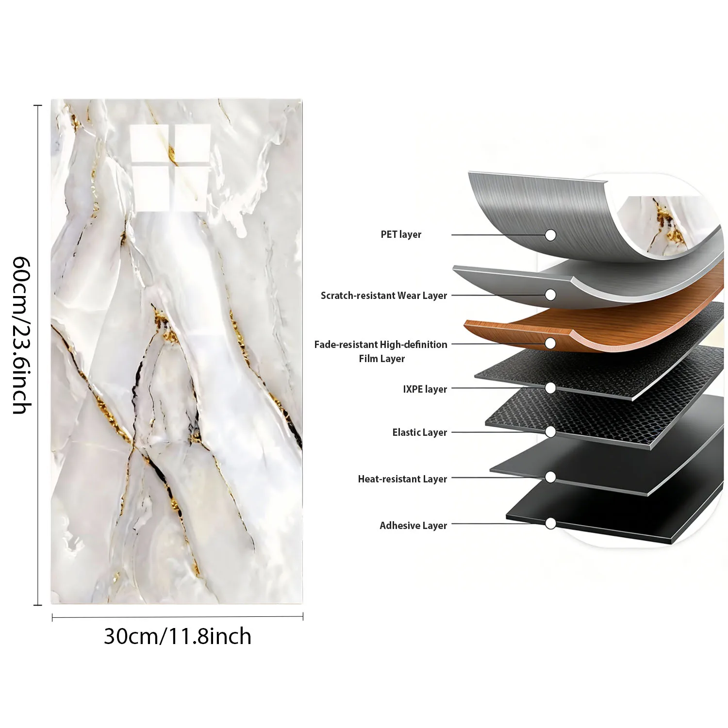 Scratch-resistant peelable waterproof moisture-proof IXPE foam stickers self-adhesive decor wall stickers for bathrooms kitchens
Scratch-resistant peelable waterproof moisture-proof IXPE foam stickers self-adhesive decor wall stickers for bathrooms kitchens