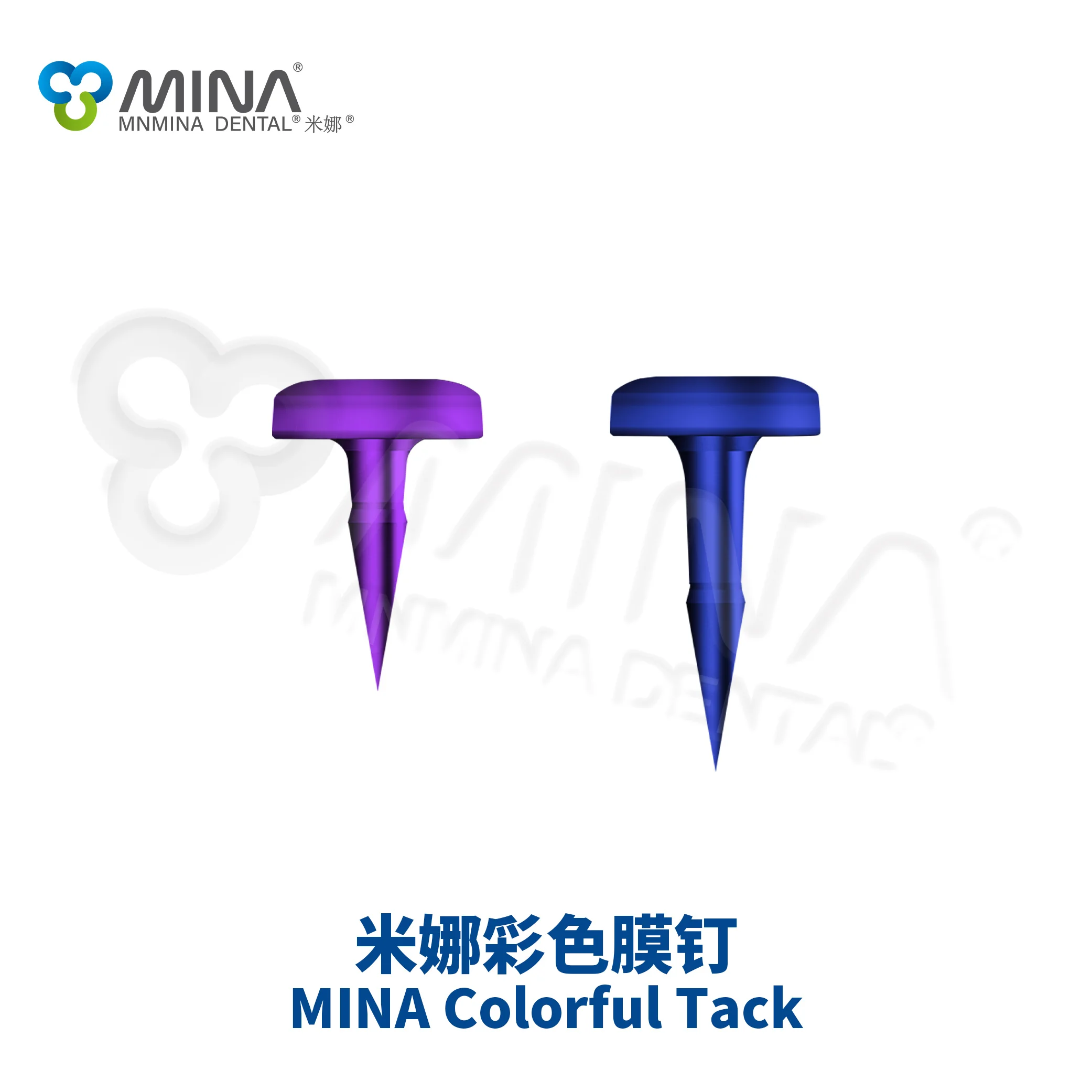 MINA Colorful Dental Surgical Instruments for GBR Implant Titanium Material Bone Tack Screw With Thread
MINA Colorful Dental Surgical Instruments for GBR Implant Titanium Material Bone Tack Screw With Thread