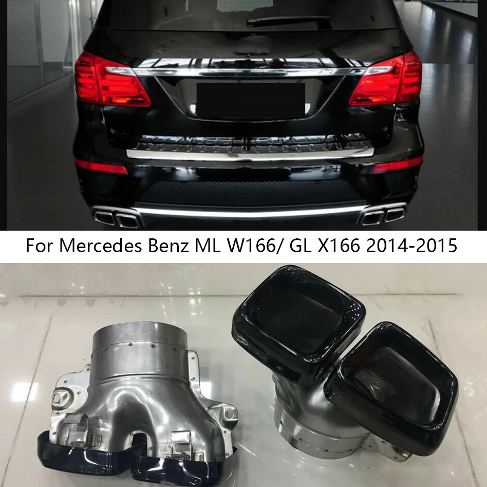 For 2014-2018 Mercedes Benz ML W166 GL X166 Car Double Outlet Exhaust Tailpipe Muffler Tube Stainless Steel Slip On
For 2014-2018 Mercedes Benz ML W166 GL X166 Car Double Outlet Exhaust Tailpipe Muffler Tube Stainless Steel Slip On