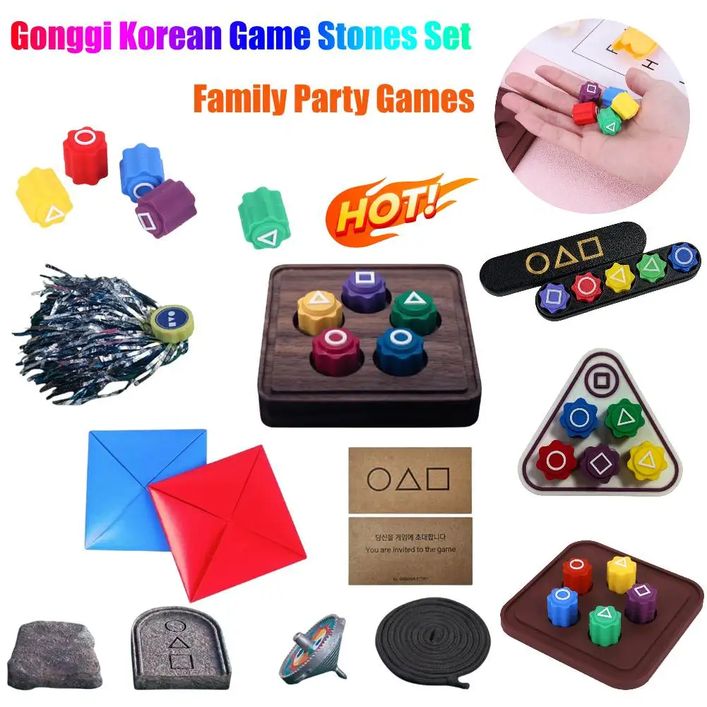 Набор корейских игр Gonggi, Gonggi Jack Stone Pebbles, настольные игры для семейной вечеринки, тренировка координации рук и глаз, игрушка для снятия стресса
Набор корейских игр Gonggi, Gonggi Jack Stone Pebbles, настольные игры для семейной вечеринки, тренировка координации рук и глаз, игрушка для снятия стресса