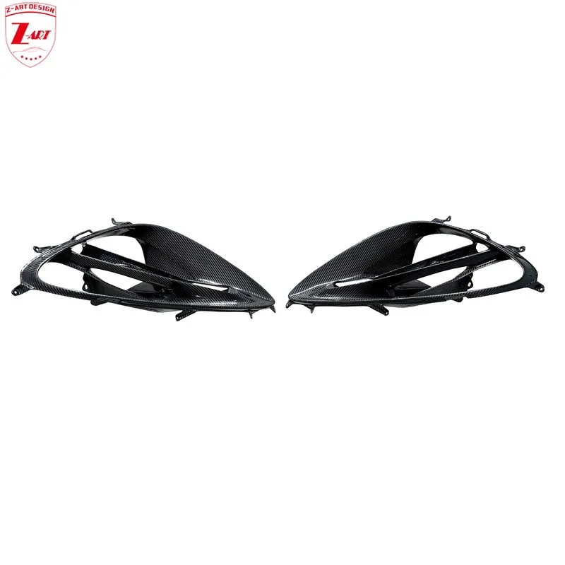 Z-ART 720S Dry Carbon Fiber Headlights Frame For Mclaren 720S Prepreg Carbon Fiber Front Lights Trim for 720S Headlamp Cover
Z-ART 720S Dry Carbon Fiber Headlights Frame For Mclaren 720S Prepreg Carbon Fiber Front Lights Trim for 720S Headlamp Cover
