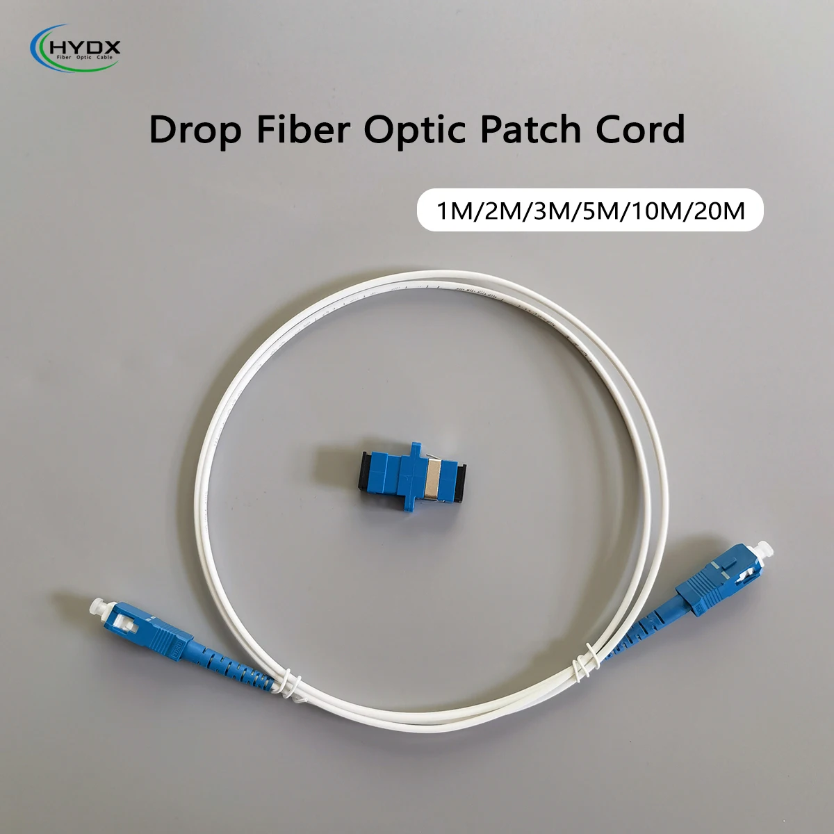 Optical Fiber Drop Cable 1M/2M/3M/5M/10M/20M SC/UPC To SC/UPC Single Mode Indoor Drop Cable Patch Cord With Free Adapters
Optical Fiber Drop Cable 1M/2M/3M/5M/10M/20M SC/UPC To SC/UPC Single Mode Indoor Drop Cable Patch Cord With Free Adapters