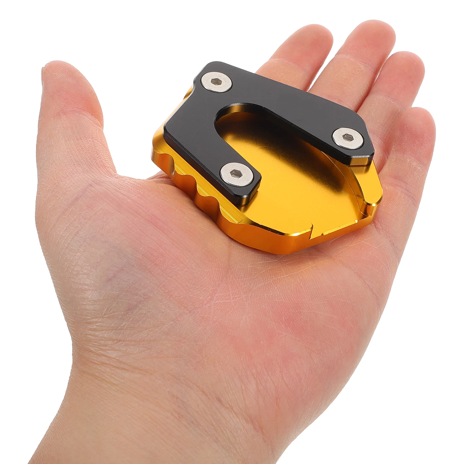 Motorbike Side Pad Riding Gear Widthing Modification Accessories Aluminum Alloy Kick Stand Plate for Motorcycle Extension
Motorbike Side Pad Riding Gear Widthing Modification Accessories Aluminum Alloy Kick Stand Plate for Motorcycle Extension