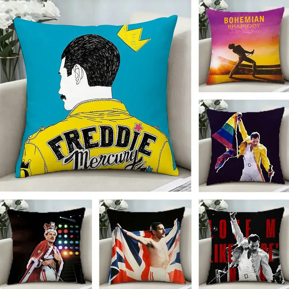 F-Freddie Mercury Bohemian ROCK Pillow Case Pattern Printed Pillowcase For Living Room Sofa Cushion Cover
F-Freddie Mercury Bohemian ROCK Pillow Case Pattern Printed Pillowcase For Living Room Sofa Cushion Cover