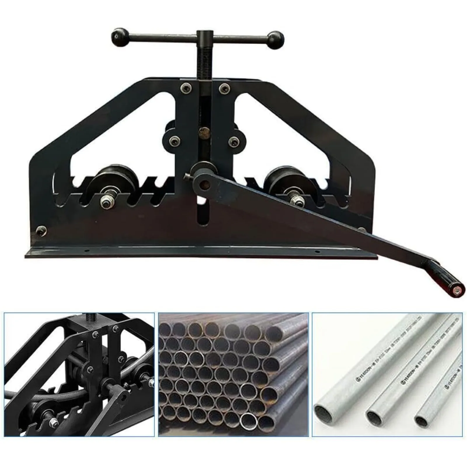 NEW Manual Metal Tube Bender Machine, 1-1/4" to 2" Round Roller Stretcher Shrinker Bench Bending Set TR-60 Pipe Bender Tubing
NEW Manual Metal Tube Bender Machine, 1-1/4" to 2" Round Roller Stretcher Shrinker Bench Bending Set TR-60 Pipe Bender Tubing