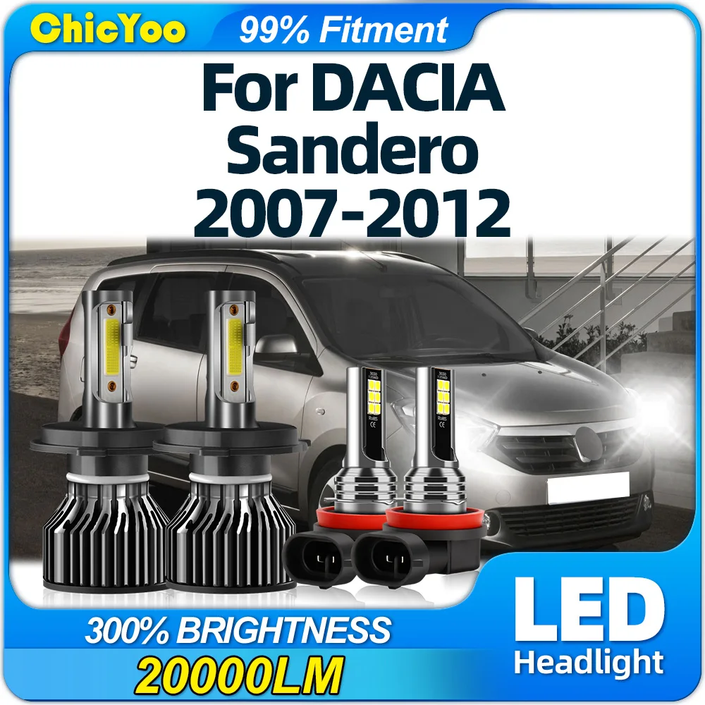 LED Headlight Bulbs 240W Car Fog Lights 40000LM Super Bright Auto Lamps 12V For DACIA Sandero 2007 2008 2009 2010 2011 2012
LED Headlight Bulbs 240W Car Fog Lights 40000LM Super Bright Auto Lamps 12V For DACIA Sandero 2007 2008 2009 2010 2011 2012