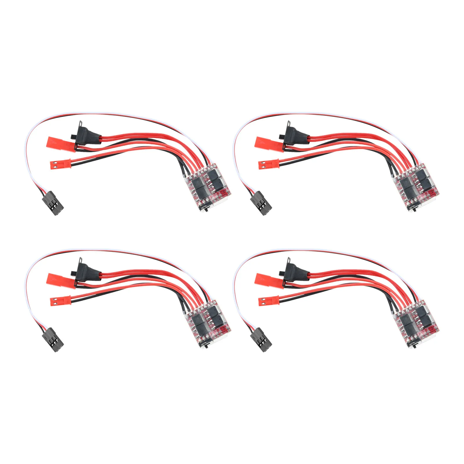 4pcs RC Car ESC RC ESC 20A Speed Controller + Brake for 130/180/260/280/380 Brush Motor Remote Control Climbing Cars Truck Boat
4pcs RC Car ESC RC ESC 20A Speed Controller + Brake for 130/180/260/280/380 Brush Motor Remote Control Climbing Cars Truck Boat