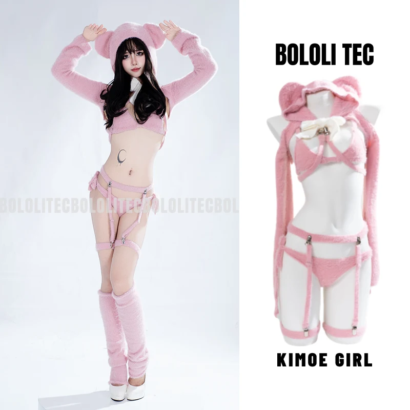 Pink Fuzzy Animal Anime Cosplay Costume Set Kawaii Game Photoshoot Outfit For Hallowmas Comic Convention Role Play
Pink Fuzzy Animal Anime Cosplay Costume Set Kawaii Game Photoshoot Outfit For Hallowmas Comic Convention Role Play
