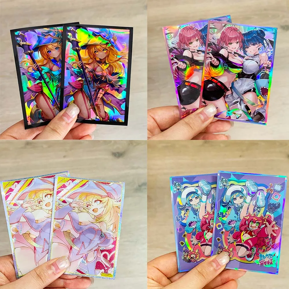 50PCS YGO Flash Card Sleeve Anime Game Collection Card Protective Cover Cartoon Peripheral Game Holiday Gift Toy 63*90mm
50PCS YGO Flash Card Sleeve Anime Game Collection Card Protective Cover Cartoon Peripheral Game Holiday Gift Toy 63*90mm