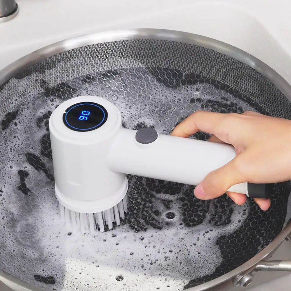 Rechargeable Power Scrubber Multi-head Brush Cordless Electric Spin Scrubber Rechargeable Bathroom Brush Quick Charging
Rechargeable Power Scrubber Multi-head Brush Cordless Electric Spin Scrubber Rechargeable Bathroom Brush Quick Charging