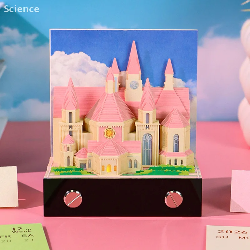 Time Piece Calendar 2026 Desk Calendar With LED Light 3D Tear-away Calendar Paper Carving Art Memo Pad Notepad Gift Christmas
Time Piece Calendar 2026 Desk Calendar With LED Light 3D Tear-away Calendar Paper Carving Art Memo Pad Notepad Gift Christmas