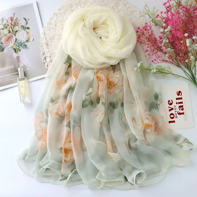 Summer Korean Style Floral Embroidery Silk Scarf True Silk Wool Interlace Solid Color Women's Scarf Embroidery Silk Scarf E5797
Summer Korean Style Floral Embroidery Silk Scarf True Silk Wool Interlace Solid Color Women's Scarf Embroidery Silk Scarf E5797