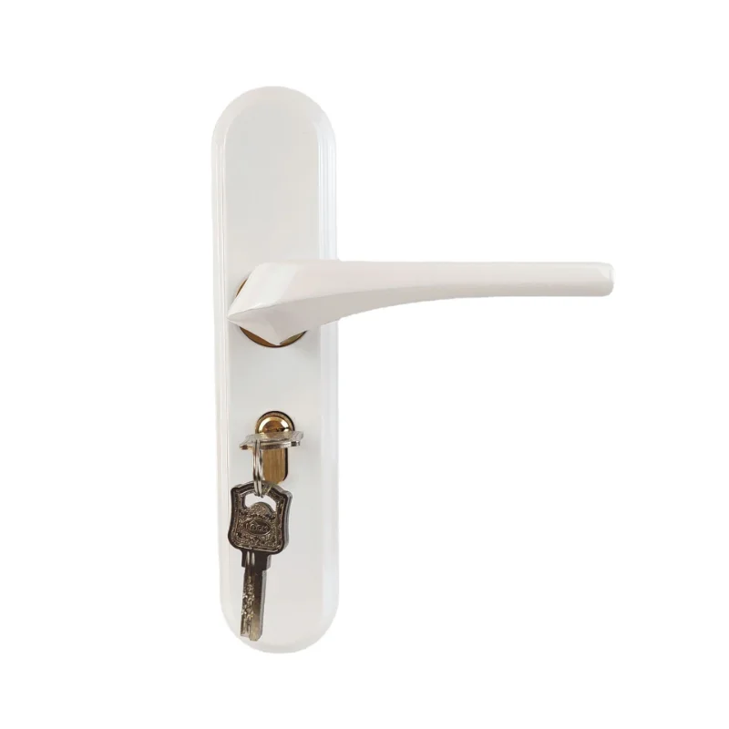 White Indoor Door Lock, Aluminum Alloy Silent Wooden Door Lock, Door Handle, Porcelain White 50 Silent Mechanical Handle Lock
White Indoor Door Lock, Aluminum Alloy Silent Wooden Door Lock, Door Handle, Porcelain White 50 Silent Mechanical Handle Lock