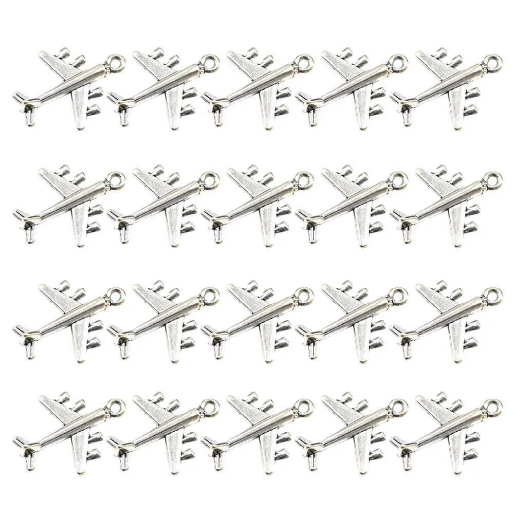 20 Pcs Airplane Alloy Pendant Charms for Diy Jewelry Making Bracelets Necklace Accessories Silver Color Stylish Design
20 Pcs Airplane Alloy Pendant Charms for Diy Jewelry Making Bracelets Necklace Accessories Silver Color Stylish Design