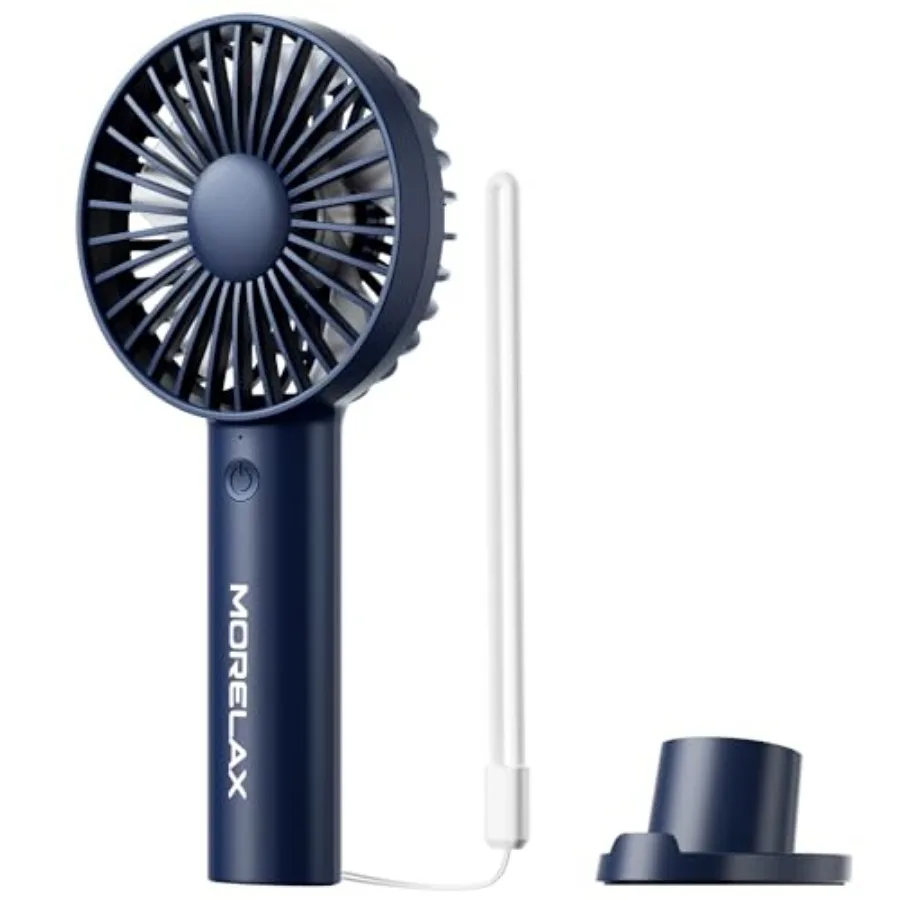 Handheld Fan, USB Rechargeable Mini Portable Fan with Base, 10H Battery, Strong Wind, Small and Powerful, Cute Design for Trave
Handheld Fan, USB Rechargeable Mini Portable Fan with Base, 10H Battery, Strong Wind, Small and Powerful, Cute Design for Trave