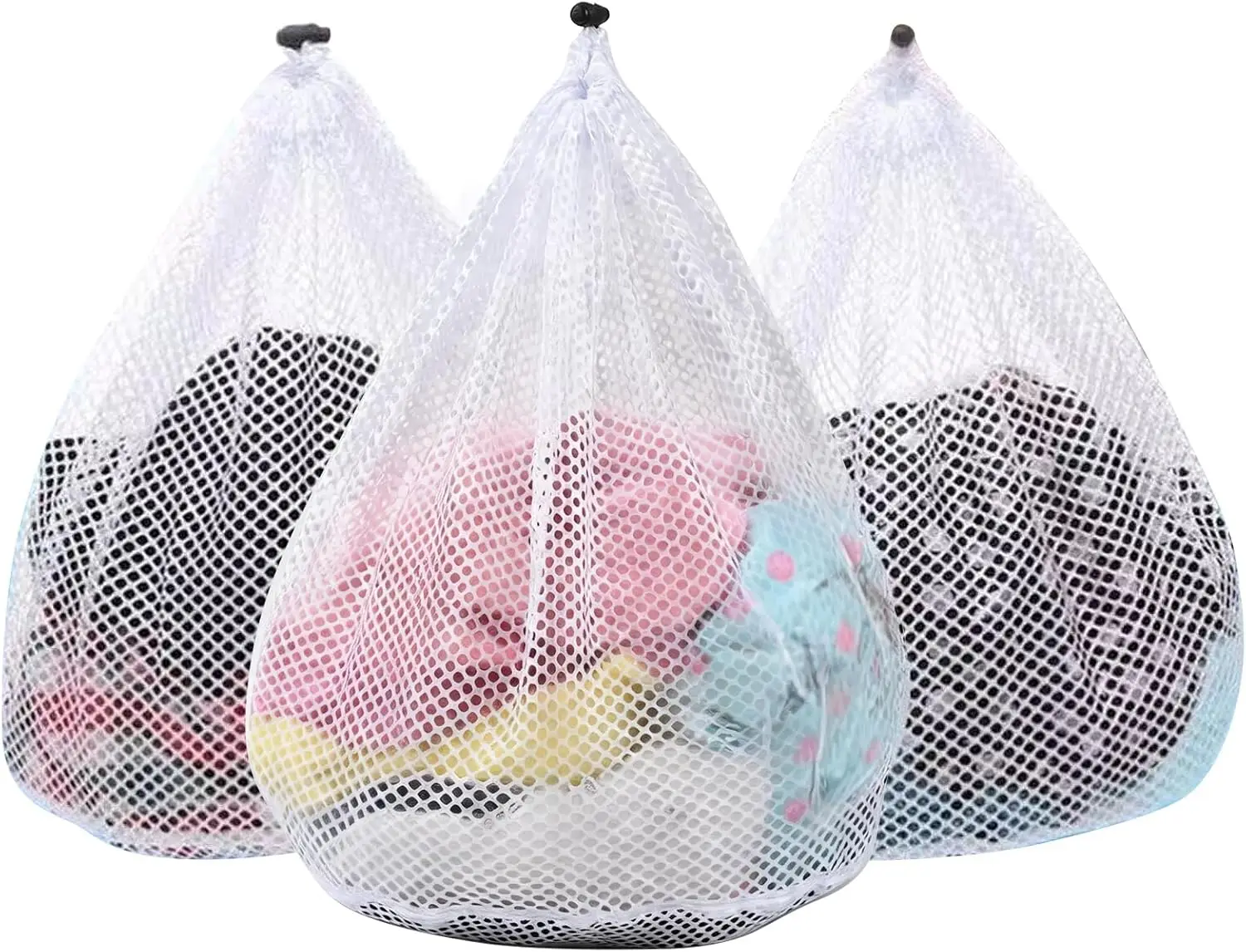 Jumbo Mesh Laundry Bags 3-Pack, 28x26 Inches Heavy Duty for Delicates, Bed Linen & Toys
Jumbo Mesh Laundry Bags 3-Pack, 28x26 Inches Heavy Duty for Delicates, Bed Linen & Toys