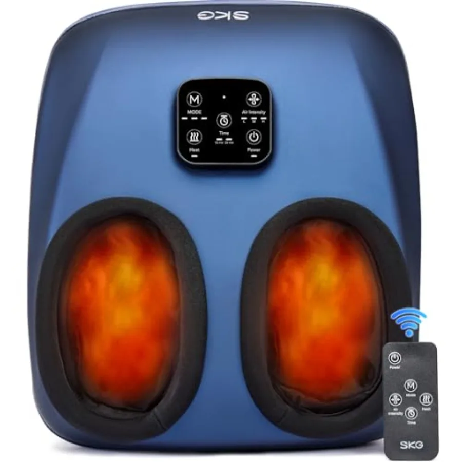 YS100 Shiatsu Foot Massager with Heat and Remote for Plantar Fasciitis and Neuropathy 3 Air Compression Modes Fits up to Size 1
YS100 Shiatsu Foot Massager with Heat and Remote for Plantar Fasciitis and Neuropathy 3 Air Compression Modes Fits up to Size 1