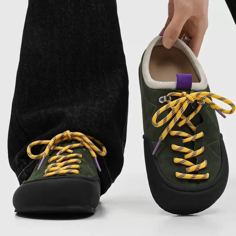 Men's sports shoes and casual shoes half slippers one foot pedal men's shoes fashionable breathable casual shoes
Men's sports shoes and casual shoes half slippers one foot pedal men's shoes fashionable breathable casual shoes