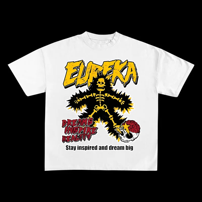 American fashion brand street electric shock skull cotton oversized casual short-sleeved T-shirt round neck half-sleeved T-shirt
American fashion brand street electric shock skull cotton oversized casual short-sleeved T-shirt round neck half-sleeved T-shirt