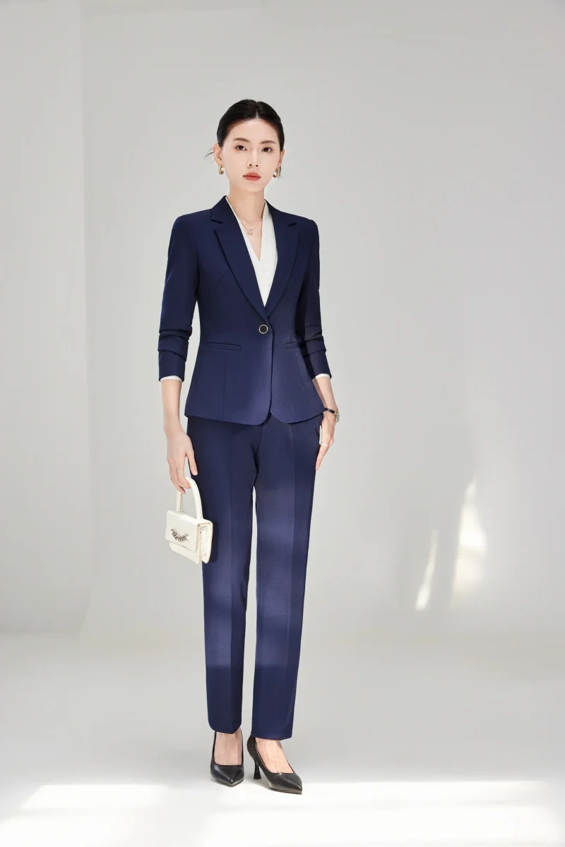 AIyssa -2025 new autumn and winter womens professional business formal fit two-piece suit jacket + pants. Elegant and stylish
AIyssa -2025 new autumn and winter womens professional business formal fit two-piece suit jacket + pants. Elegant and stylish