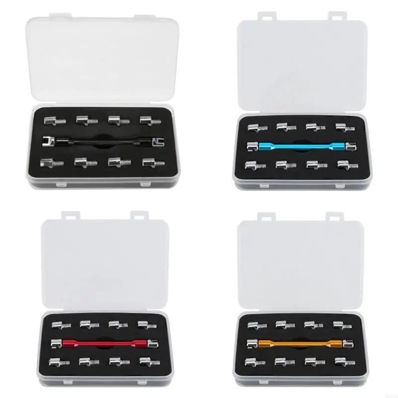 2025 New All in Motorcycle Spoke Tool Set for Precise 5.0-6.8mm Adjustment Robust Metal Construction Includes Storage Case
2025 New All in Motorcycle Spoke Tool Set for Precise 5.0-6.8mm Adjustment Robust Metal Construction Includes Storage Case