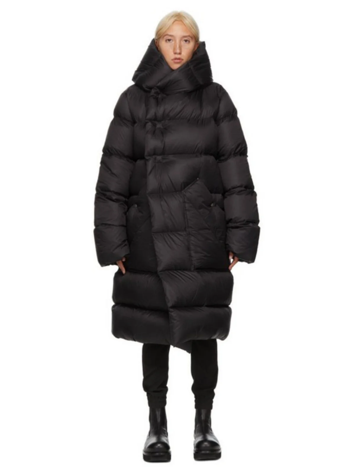 Ultra-Thi 500g Goose down Overcoat k Design Street Sle Long Hooded Coat Warm Fluffy White Goose Plume Women's Jaet
Ultra-Thi 500g Goose down Overcoat k Design Street Sle Long Hooded Coat Warm Fluffy White Goose Plume Women's Jaet