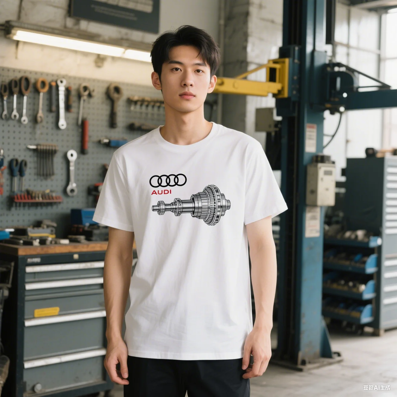  Мужская футболка, рабочая рубашка для механика, летние жиростойкие хлопковые футболки с круглым вырезом и короткими рукавами для авторемонта, топы с колесной базой для гаража
Мужская футболка, рабочая рубашка для механика, летние жиростойкие хлопковые футболки с круглым вырезом и короткими рукавами для авторемонта, топы с колесной базой для гаража