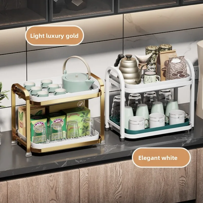 Stable Multifunctional living room drain cup holder, desktop dust-proof storage rack, double-layer drying cup with water tray
Stable Multifunctional living room drain cup holder, desktop dust-proof storage rack, double-layer drying cup with water tray