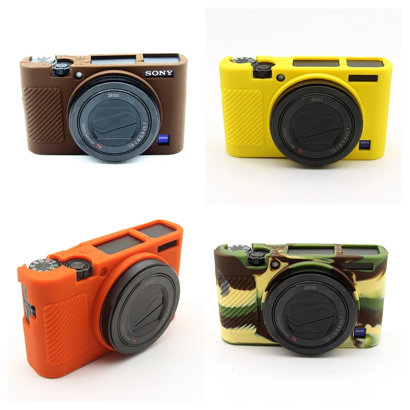 Premium Soft Camera Skin Protector Frame Bag for Sony RX100 III IV V VI RX100 VII ZV1 ZV-E10,Flexible Rubber Cover with Features
Premium Soft Camera Skin Protector Frame Bag for Sony RX100 III IV V VI RX100 VII ZV1 ZV-E10,Flexible Rubber Cover with Features