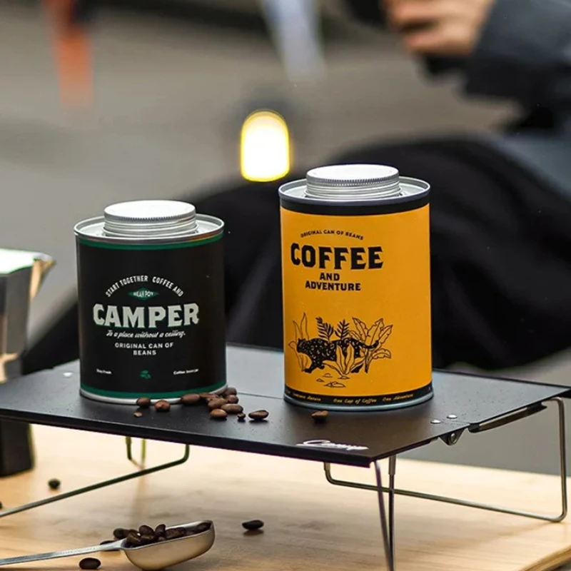 150g/200g Portable Coffee Bean Sealed Jar Camping Tinplate Box Storage Jar Food Grade Fresh-keeping Breathable Iron Jar
150g/200g Portable Coffee Bean Sealed Jar Camping Tinplate Box Storage Jar Food Grade Fresh-keeping Breathable Iron Jar